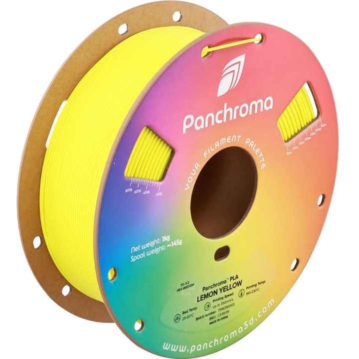 Panchroma Basic PLA - Jaune Citron (Lemon Yellow) - 1,75 mm - 1 kg