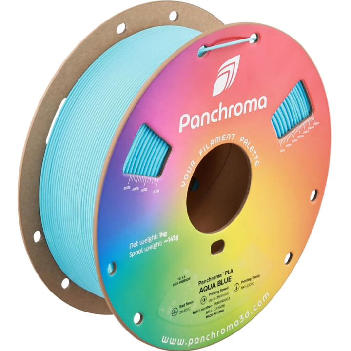 Panchroma Basic PLA - Bleu Aqua (Aqua Blue) - 1,75 mm - 1 kg