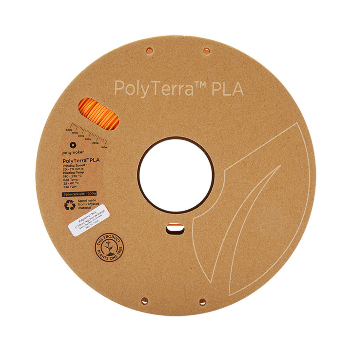 Polymaker - PolyTerra PLA - Orange Lever de Soleil (Sunrise Orange) - 1.75 mm - 1 kg
