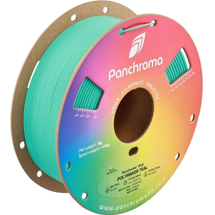 Panchroma Basic PLA - Bleu Arctique (Teal) - 1,75 mm - 1 kg