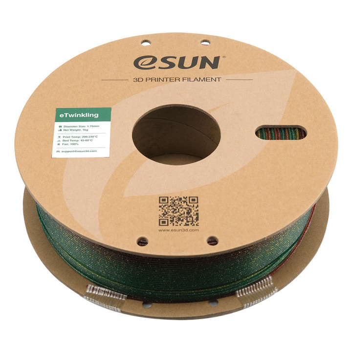 eSun - eTwinkling PLA - Arc-en-ciel (Rainbow) - 1,75 mm - 1 kg