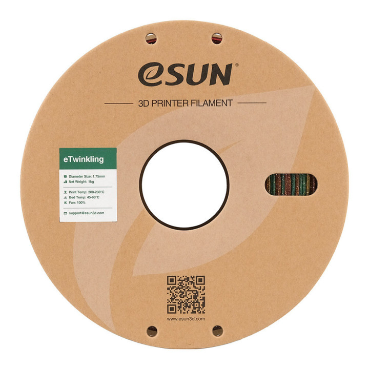 eSun - eTwinkling PLA - Arc-en-ciel (Rainbow) - 1,75 mm - 1 kg
