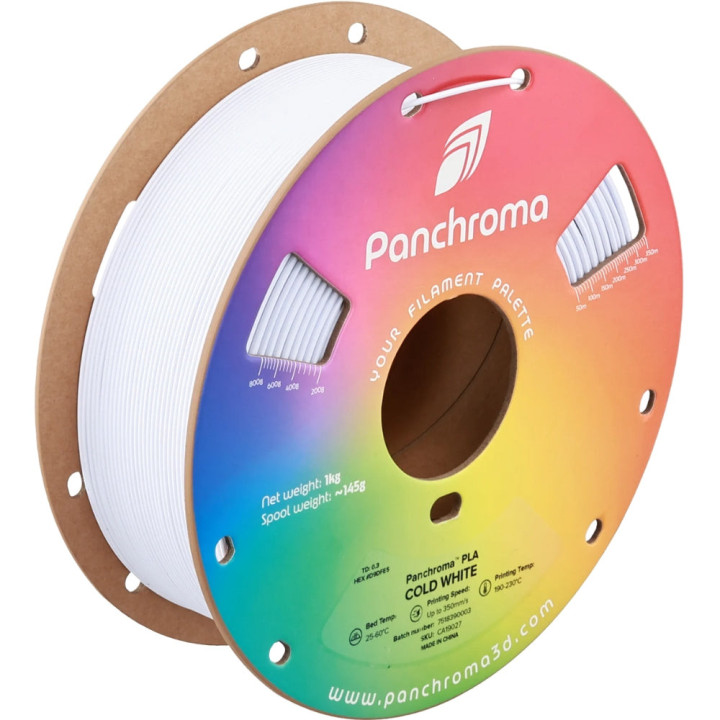 Panchroma Basic PLA - Blanc Froid (Cold White) - 1,75 mm - 1 kg