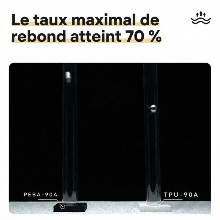 eSun - PEBA-90A - Noir (Black) - 1,75 mm - 0,8 kg avec RFID TigerTag