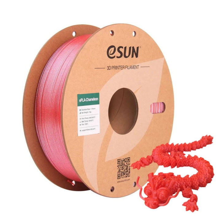 eSun - PLA Chameleon - Rouge Framboise (Raspberry Red) - 1,75 mm - 1 kg