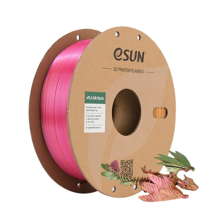 eSun - eSilk-PLA Mystic - Or/Rouge/Vert (Gold Red Green) 1,75 mm - 1 kg