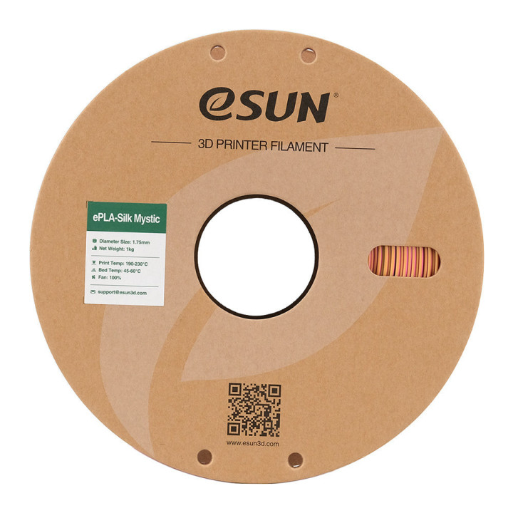 eSun - eSilk-PLA Mystic - Or/Rouge/Vert (Gold Red Green) 1,75 mm - 1 kg