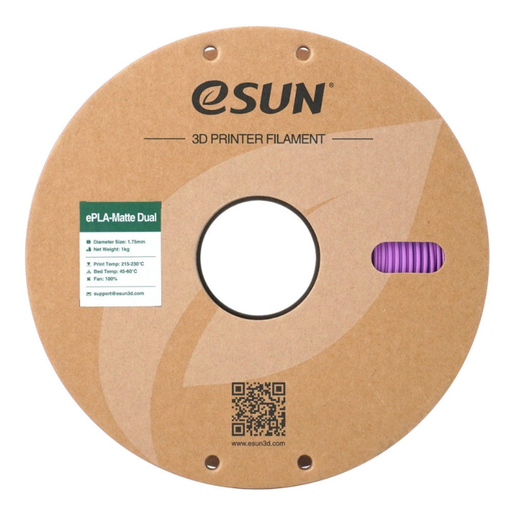 eSun - PLA Matte - Dual colors - Violet Bleu (Purple Blue) - 1,75 mm - 1 kg