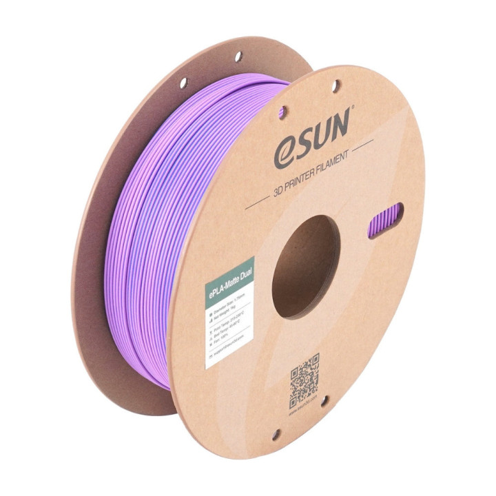 eSun - PLA Matte - Dual colors - Violet Bleu (Purple Blue) - 1,75 mm - 1 kg