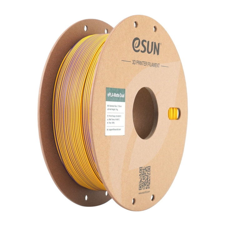eSun - PLA Matte - Dual colors - Violet Jaune (Purple Yellow) - 1,75 mm - 1 kg