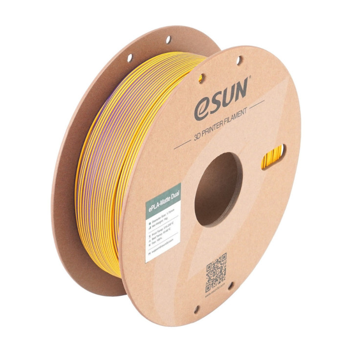 eSun - PLA Matte - Dual colors - Violet Jaune (Purple Yellow) - 1,75 mm - 1 kg