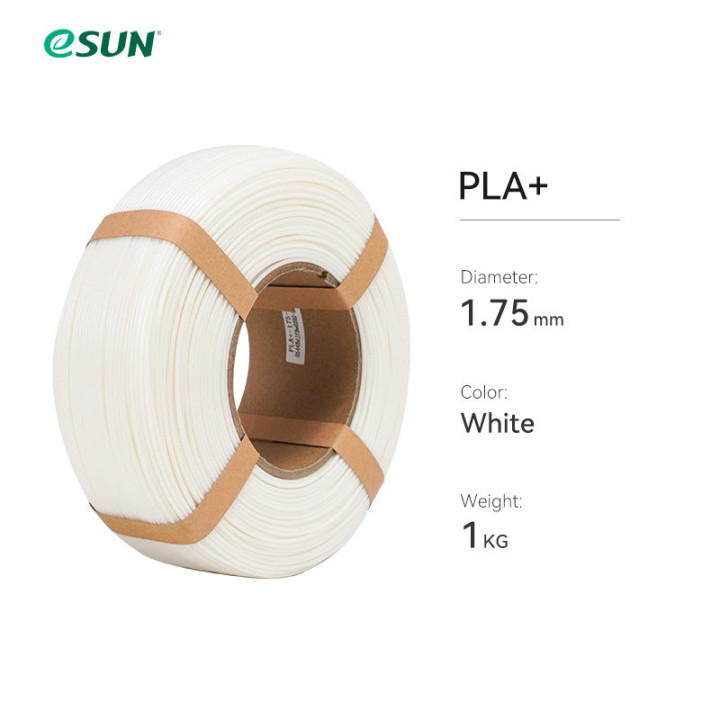 Pack Refill eSun - 3x PLA+ Blanc