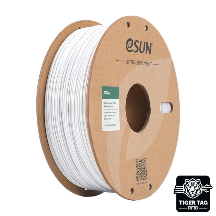 eSun - ASA+ - Blanc Froid (Cold White) - 1,75 mm - 1 kg