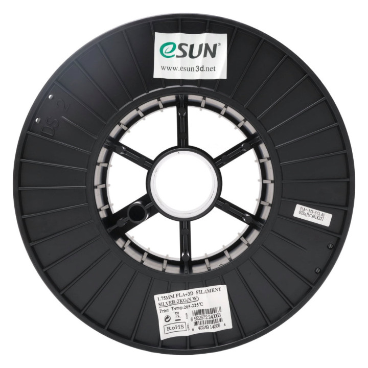 eSun - PLA+ -  Argent (Silver) - 1,75 mm - 3 kg