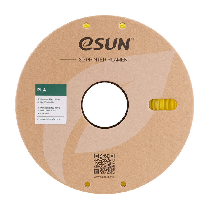 eSun - PLA - Jaune Citron Translucide (Glass Lemon Yellow) - 1,75 mm - 1 kg
