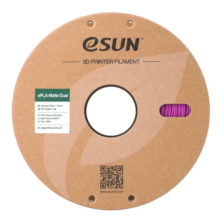eSun - PLA Matte - Dual colors - Vert Rose (Green Pink) - 1,75 mm - 1 kg