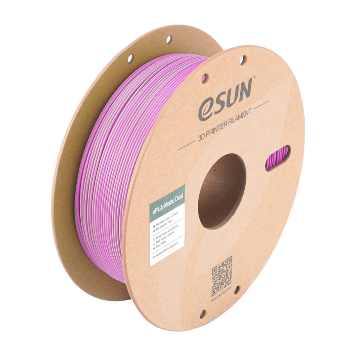 eSun - PLA Matte - Dual colors - Vert Rose (Green Pink) - 1,75 mm - 1 kg