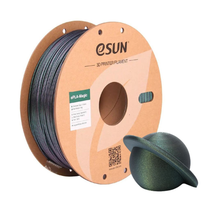 eSun - PLA Magic - Vert Foncé Brillant (Dark Twinkling Green) 1,75 mm - 1 kg