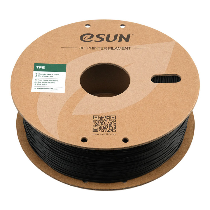 eSun - eLastic (TPE-83A) - Noir (Black) - 1,75 mm - 1 kg