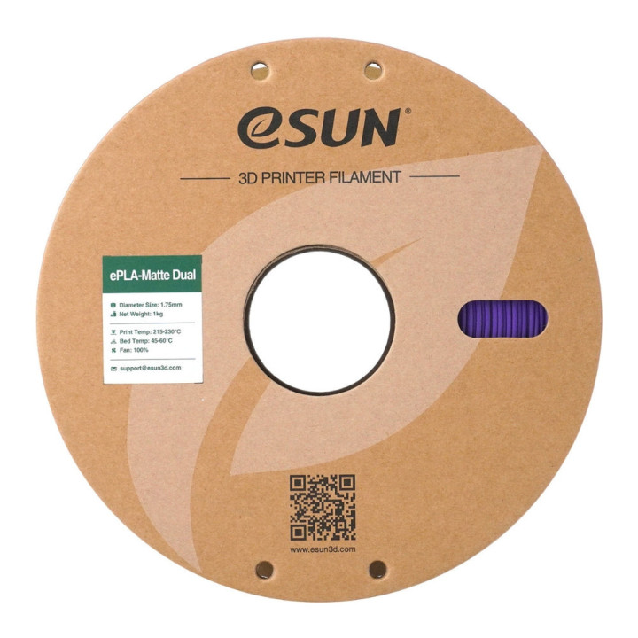 eSun - PLA Matte - Dual colors - Vert Violet (Green Purple) - 1,75 mm - 1 kg