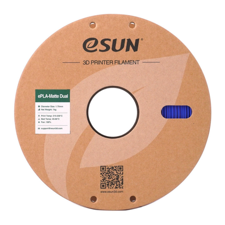 eSun - PLA Matte - Dual colors - Rouge Bleu (Red Blue) - 1,75 mm - 1 kg