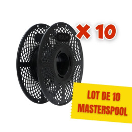 eSun - Lot de 10 eSpool+ 2.0 Noire - MasterSpool Bobine Réutilisable (Reusable Spool) ♻️ Consignées