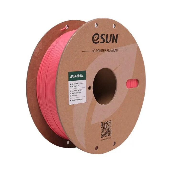 eSun - PLA Matte - Rouge Fraise (Strawberry Red) - 1,75 mm - 1 kg