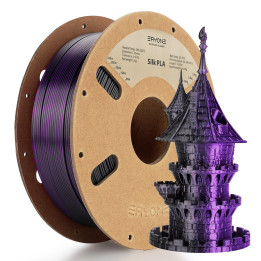 Filament PLA Soie Bicolore pour imprimante 3D - 1,75mm±0,03mm (1kg)