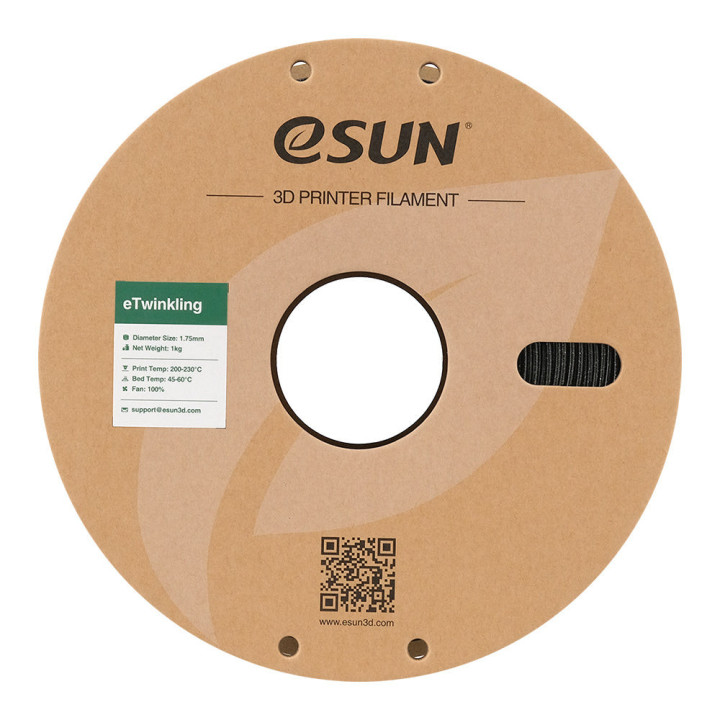 eSun - eTwinkling PLA - Noir (Black) - 1,75 mm - 1 kg