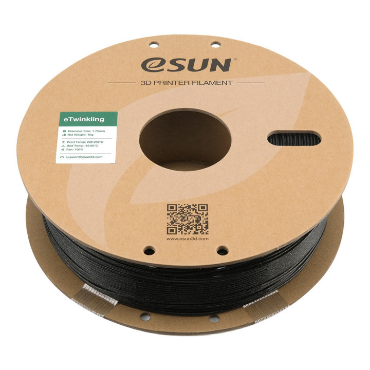 eSun - eTwinkling PLA - Noir (Black) - 1,75 mm - 1 kg