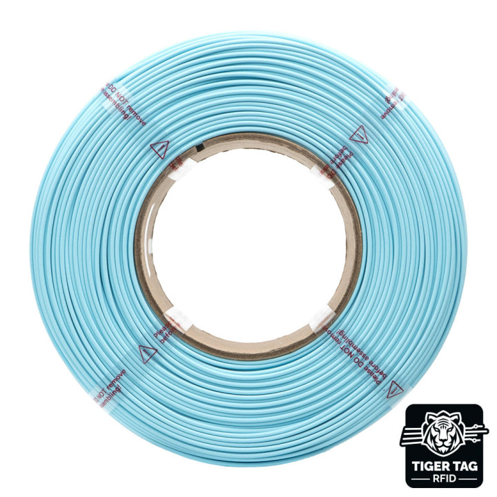 eSun - PLA Matte - Bleu Clair (Light Blue) - 1,75 mm - 1 kg Refill avec RFID TigerTag