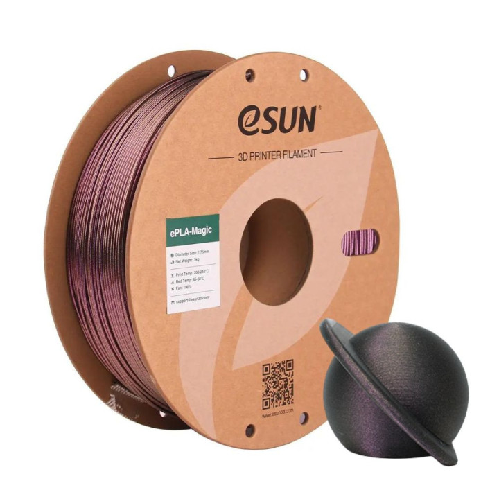 eSun - PLA Magic - Violet Foncé Brillant (Dark Twinkling Purple) 1,75 mm - 1 kg
