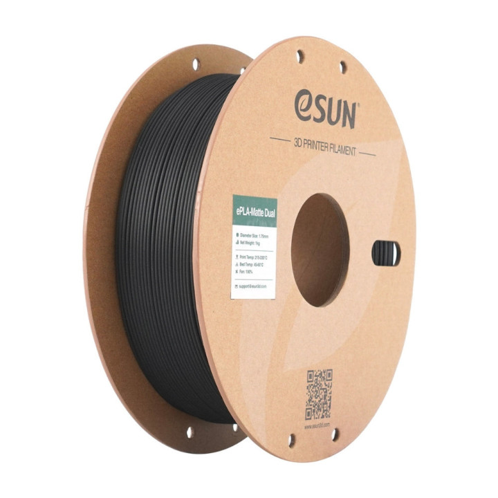 eSun - PLA Matte - Dual colors - Noir Blanc (Black White) - 1,75 mm - 1 kg