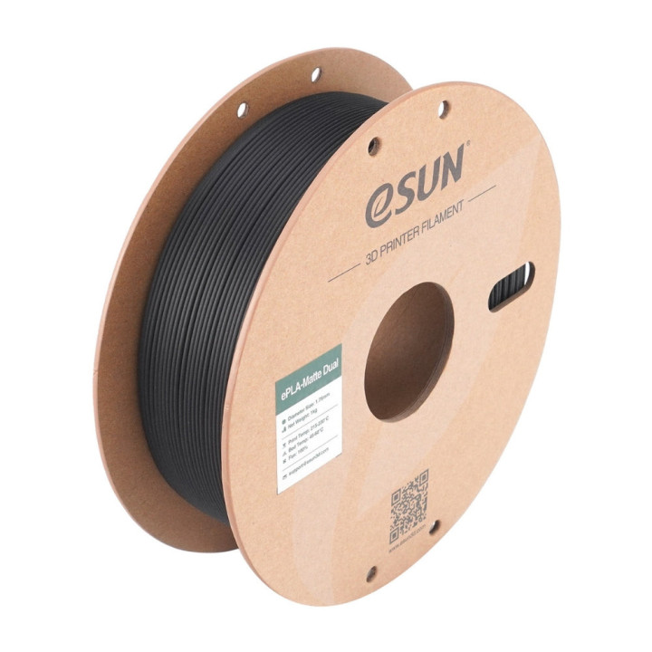 eSun - PLA Matte - Dual colors - Noir Blanc (Black White) - 1,75 mm - 1 kg