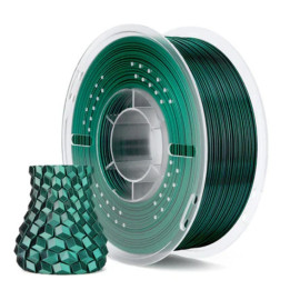 Elegoo - Silk PLA - Noire Vert (Black Green) - 1,75 mm - 1 kg