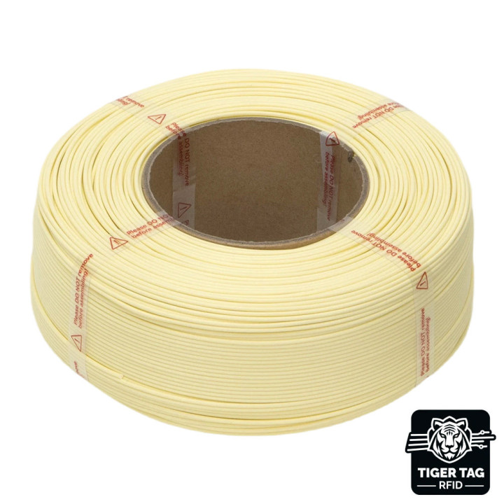 eSun - PLA Matte - Amande (Almond Yellow) - 1,75 mm - 1 kg Refill avec RFID TigerTag