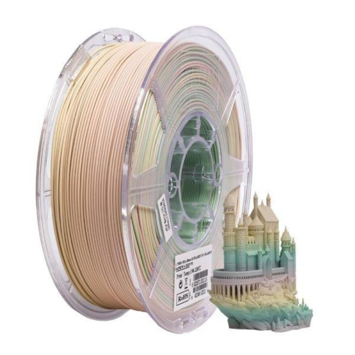 eSun - PLA Matte - Arc-en-ciel (Rainbow) - 1,75 mm - 1 kg