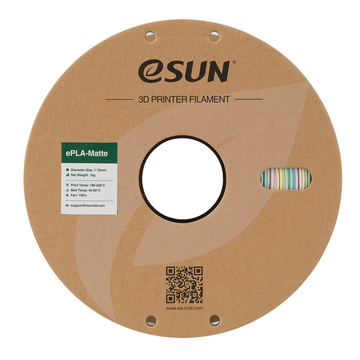 eSun - PLA Matte - Arc-en-ciel (Rainbow) - 1,75 mm - 1 kg