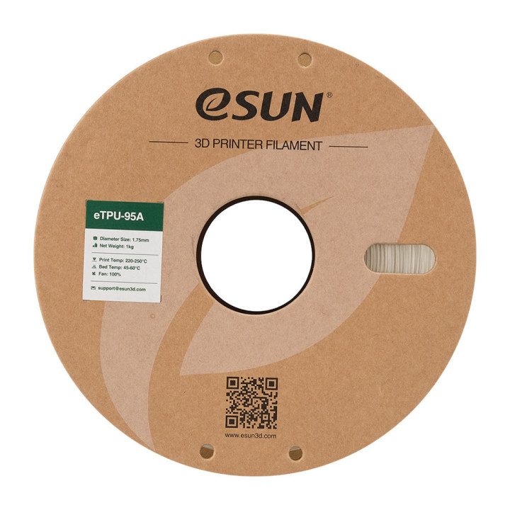 eSun - eTPU-95A - Transparent (Clear) - 1,75 mm - 1 kg