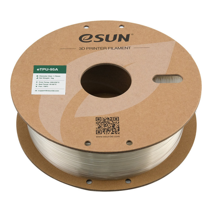 eSun - eTPU-95A - Transparent (Clear) - 1,75 mm - 1 kg