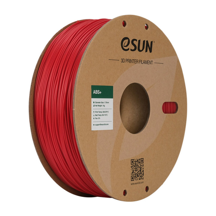 eSun - ABS+ - Rouge Pompier (Fire Engine Red) - 1,75 mm - 1 kg