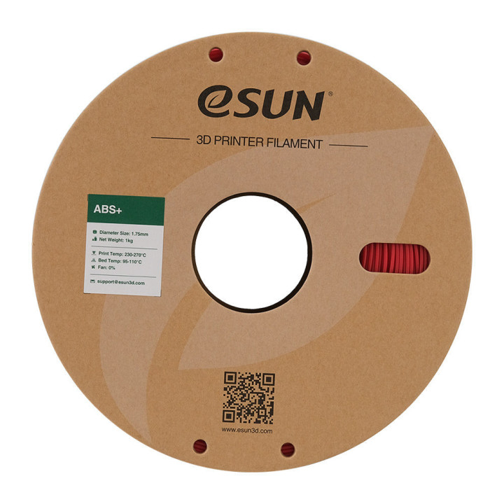 eSun - ABS+ - Rouge Pompier (Fire Engine Red) - 1,75 mm - 1 kg