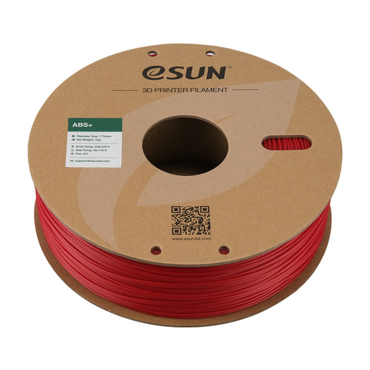 eSun - ABS+ - Rouge Pompier (Fire Engine Red) - 1,75 mm - 1 kg