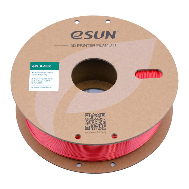 eSun - eSilk PLA - Rouge (Red) - 1,75 mm - 1 kg