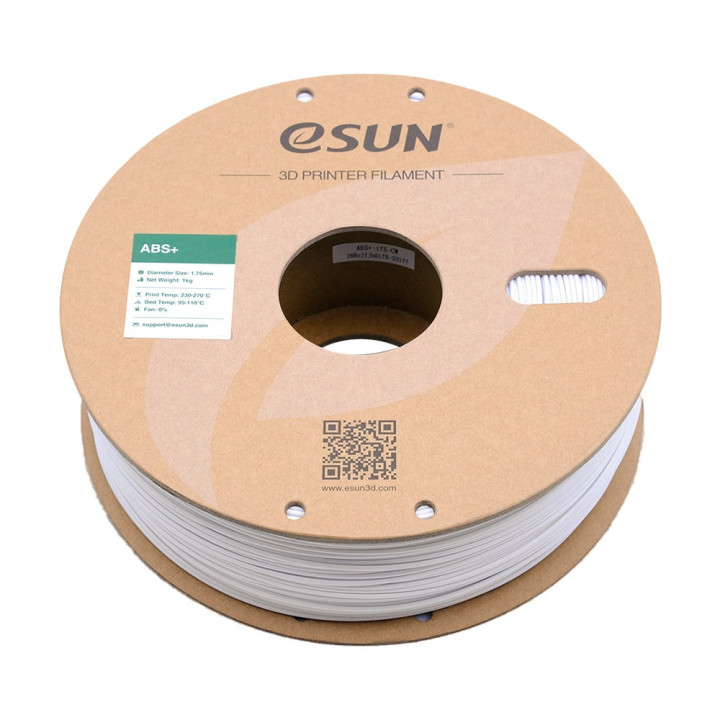 eSun - ABS+ - Blanc Froid (Cold White) - 1,75 mm - 1 kg