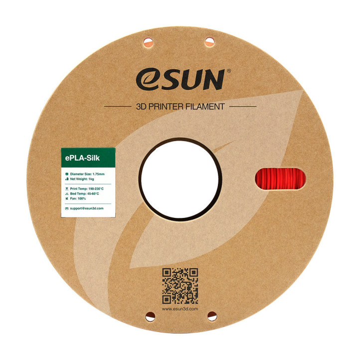 eSun - eSilk PLA - Rouge (Red) - 1,75 mm - 1 kg