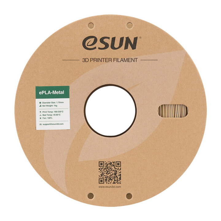 eSun - PLA Metal - Laiton Antique (Antique Brass) - 1,75 mm - 1 kg
