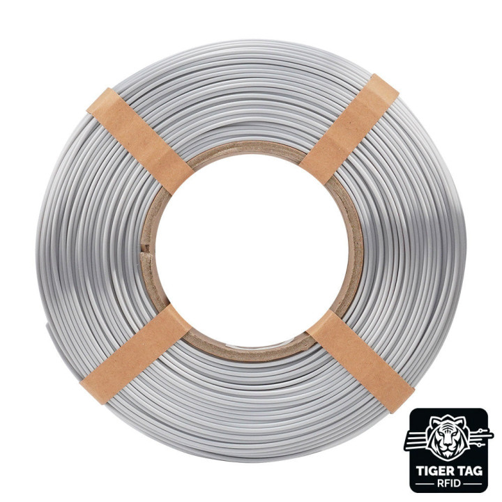 eSun - PLA-Silk - Argent (Silver) - 1,75 mm - 1kg Refill avec RFID TigerTag