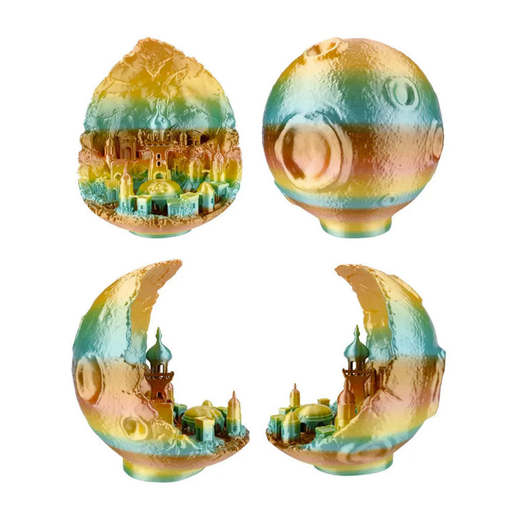 eSun - eSilk PLA - Rainbow Multicolor - 1,75 mm - 1 kg