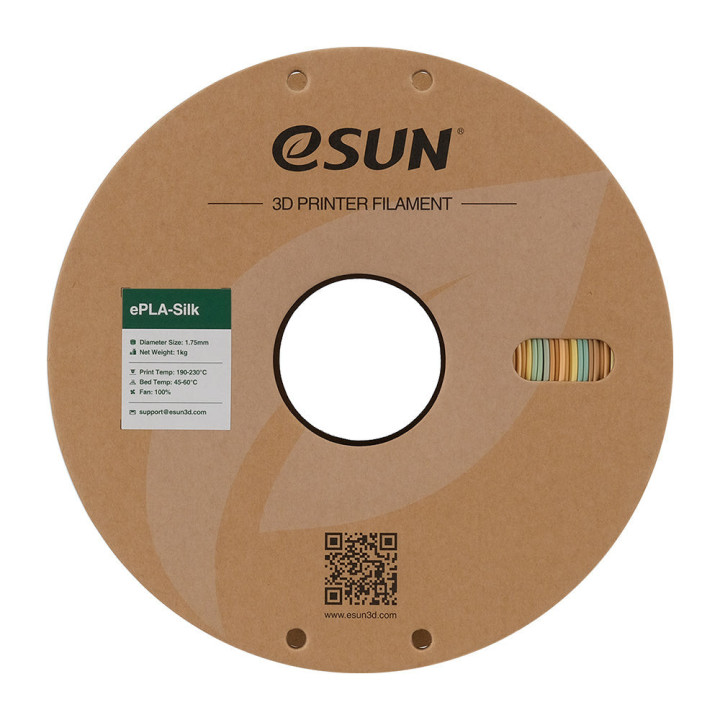 eSun - eSilk PLA - Rainbow Multicolor - 1,75 mm - 1 kg